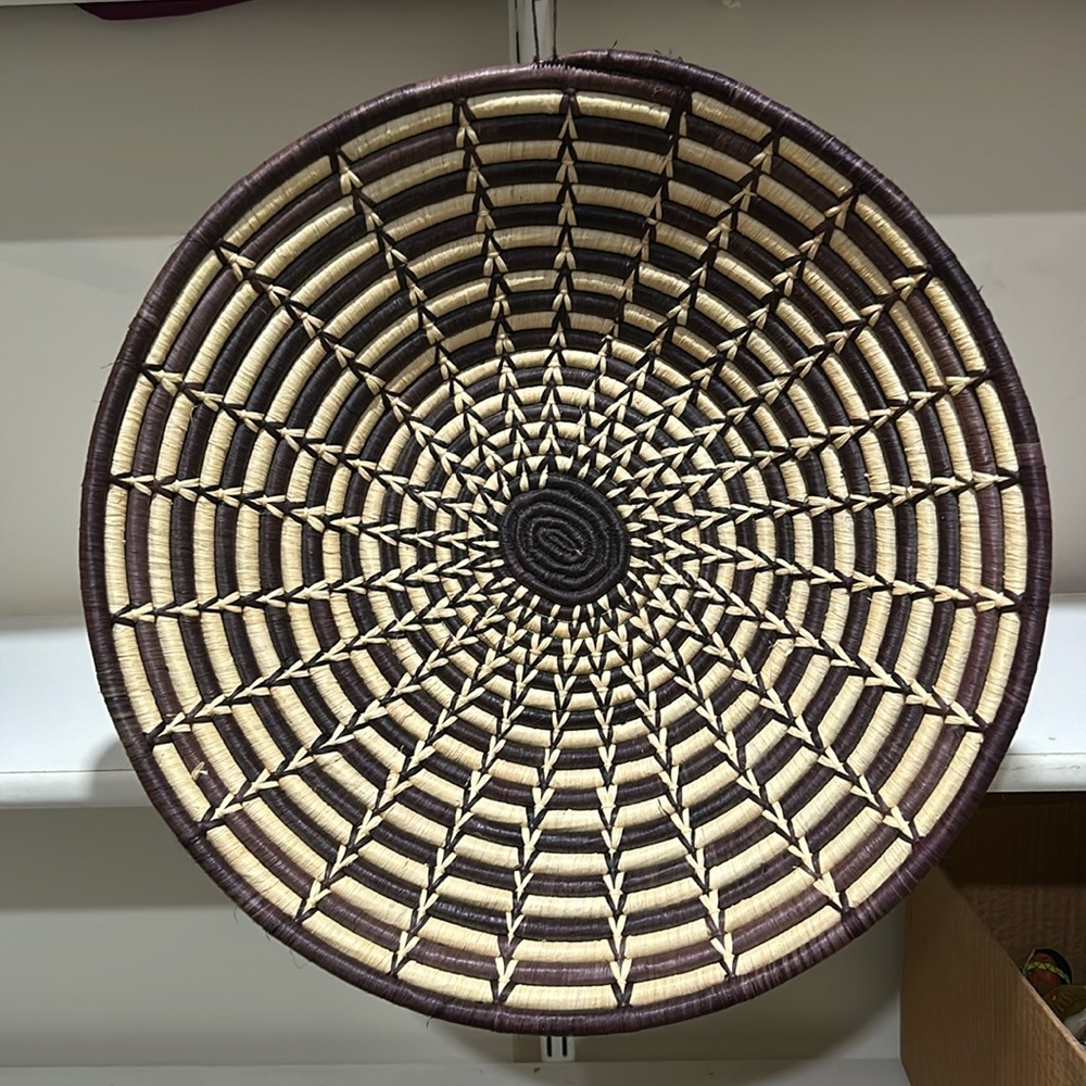 Vintage Tribal Woven Basket